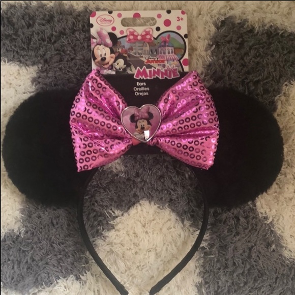 Disney collection juniors Minnie Ears black/pink - Picture 1 of 2